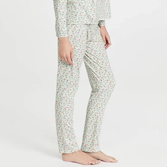 ROLLER RABBIT ENNA FLORAL LS Pajama Set Liberty Canyon Clover size XS